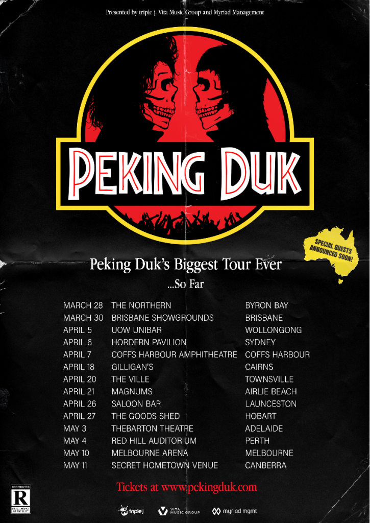 PEKING DUK Biggest Tour Ever Eventalaide