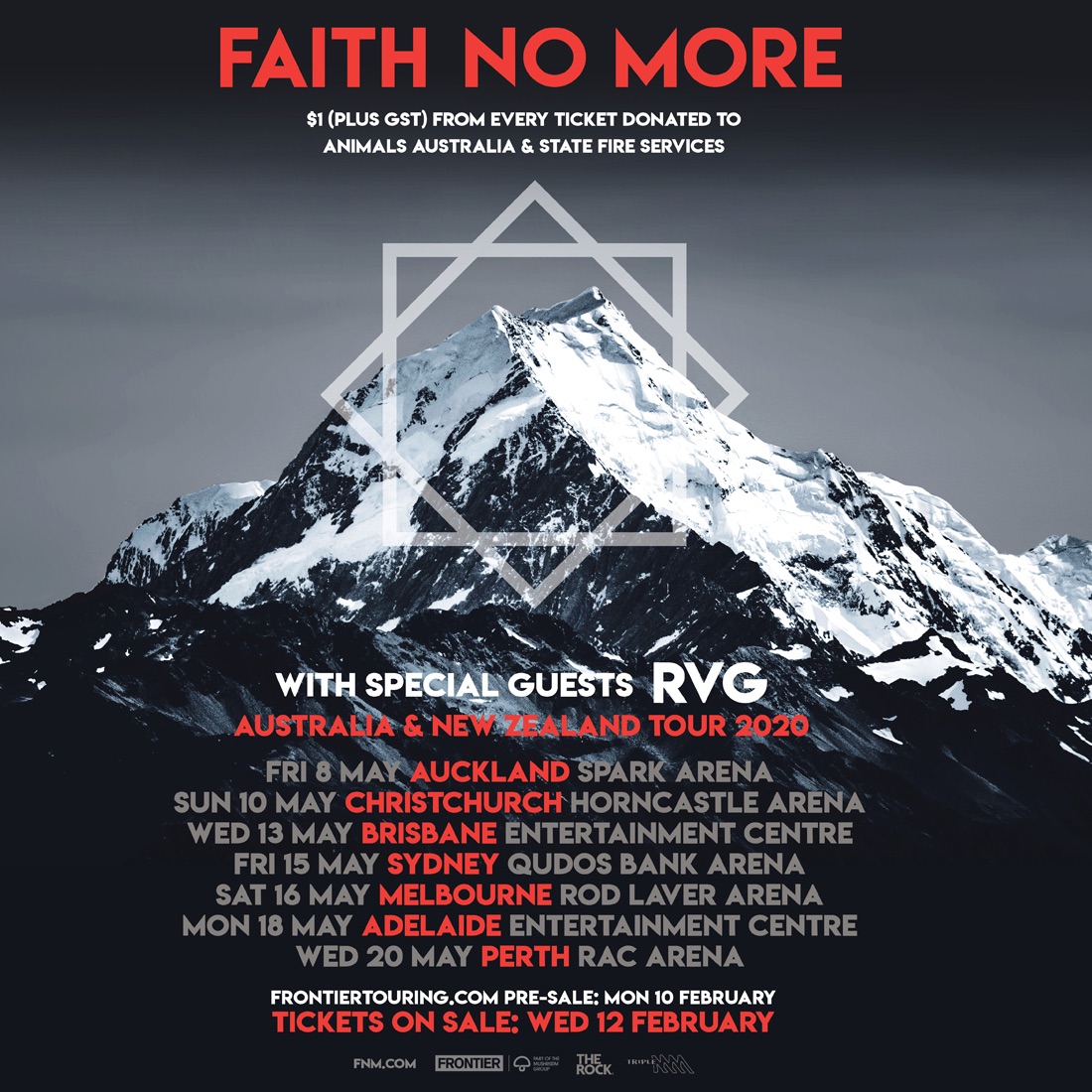 Faith No More tour Eventalaide